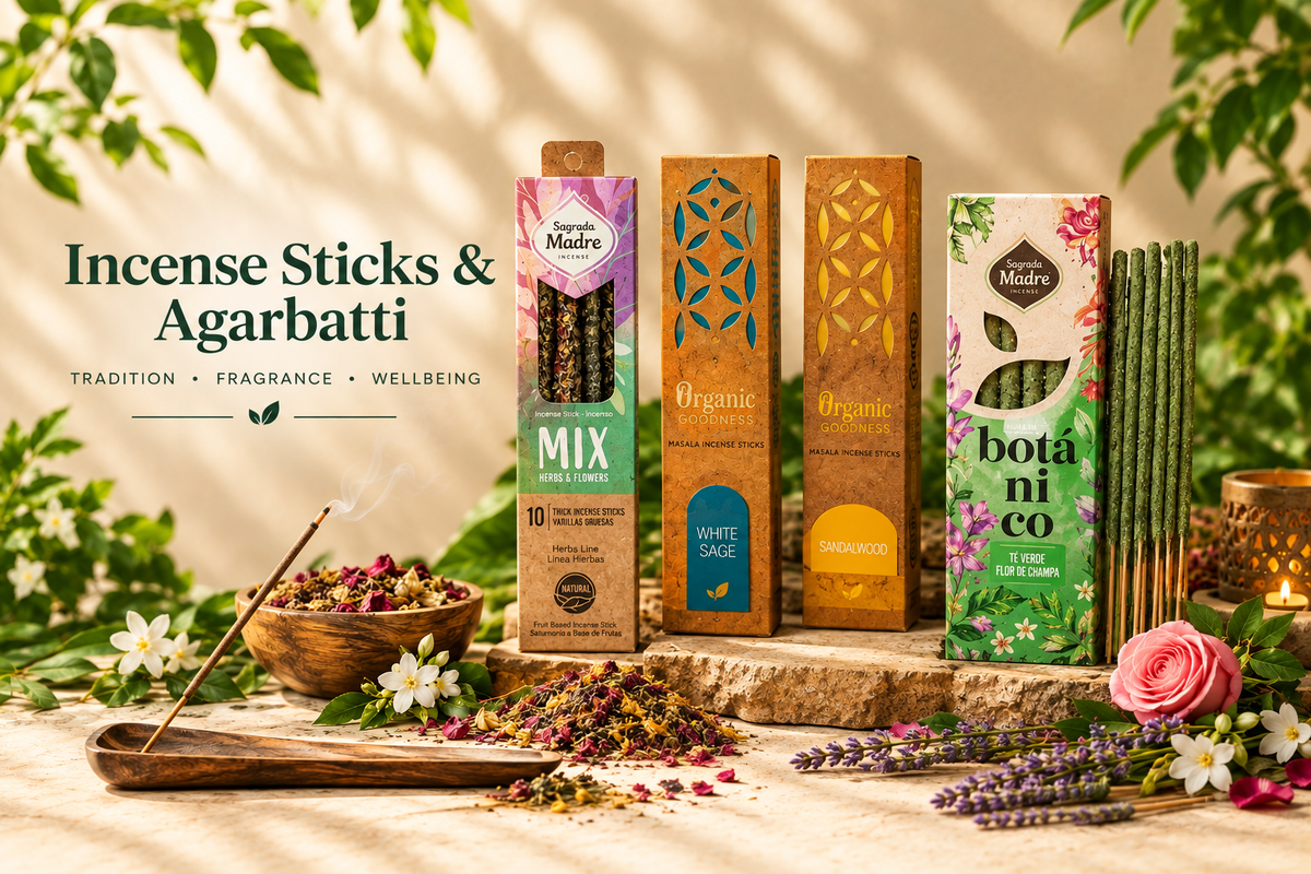 Incense sticks agarbatti with botanical fragrances for home fragrance in Australia | Plentara