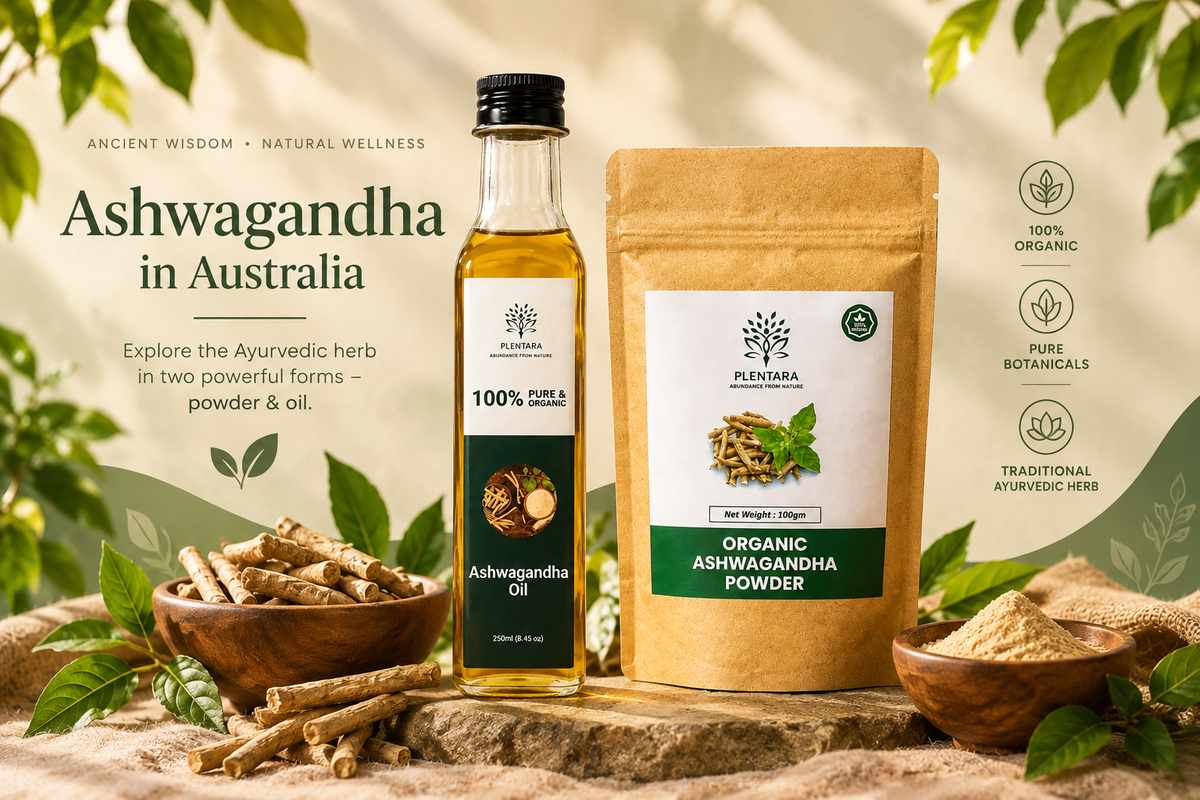 ashwagandha powder-oil australia | plentara