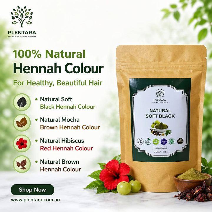 Natural Soft Black Hennah Colour