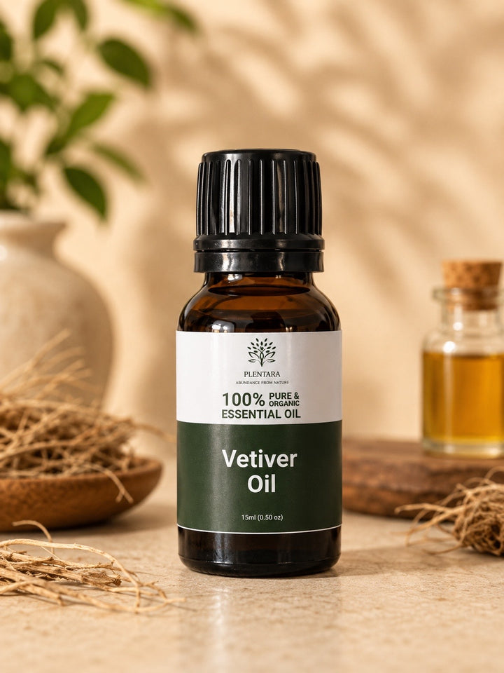 Vetiver Oil - Organic Cold Pressed