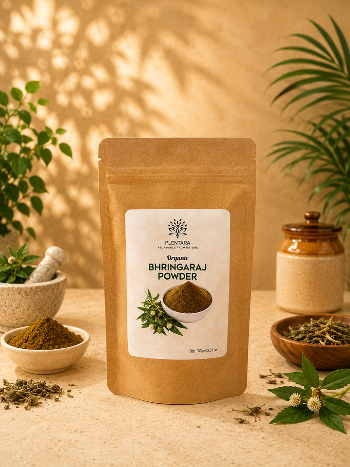 Bhringraj Powder Organic – Ayurvedic Hair & Wellness Herb 100g