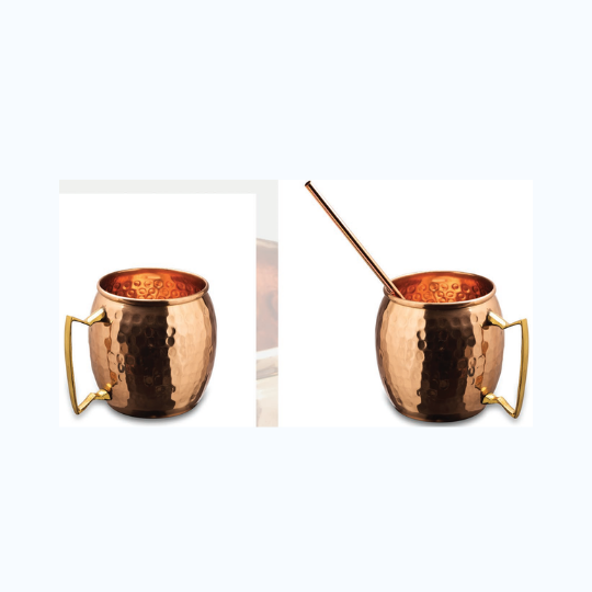Hammered Copper Mug 