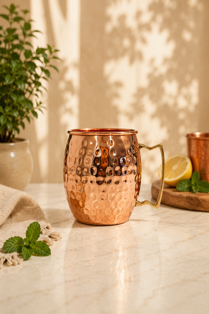 Hammered Copper Mug