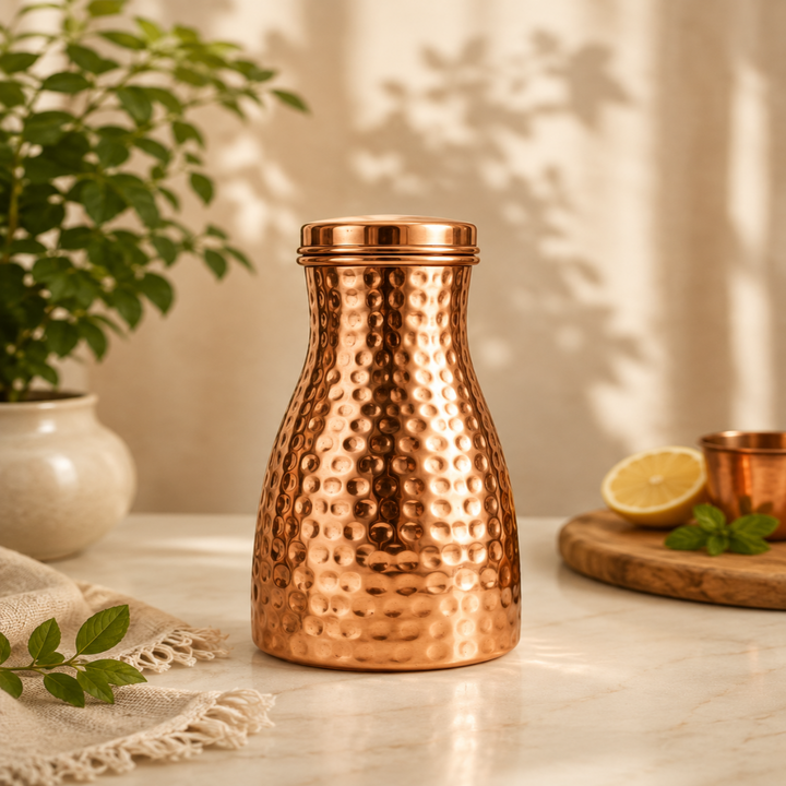 Hammered Copper Carafe 1000mlj