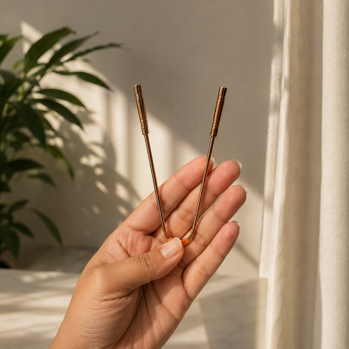 Copper Tongue Scraper 30 gm