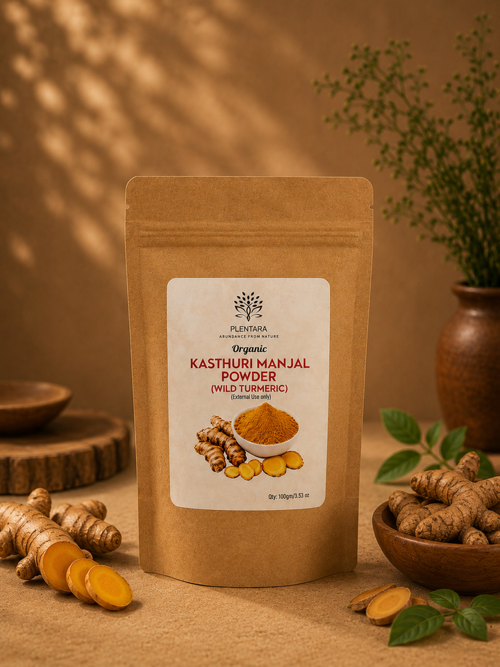 Wild Kasturi Manjal Powder Organic – Ayurvedic Face Pack 100g