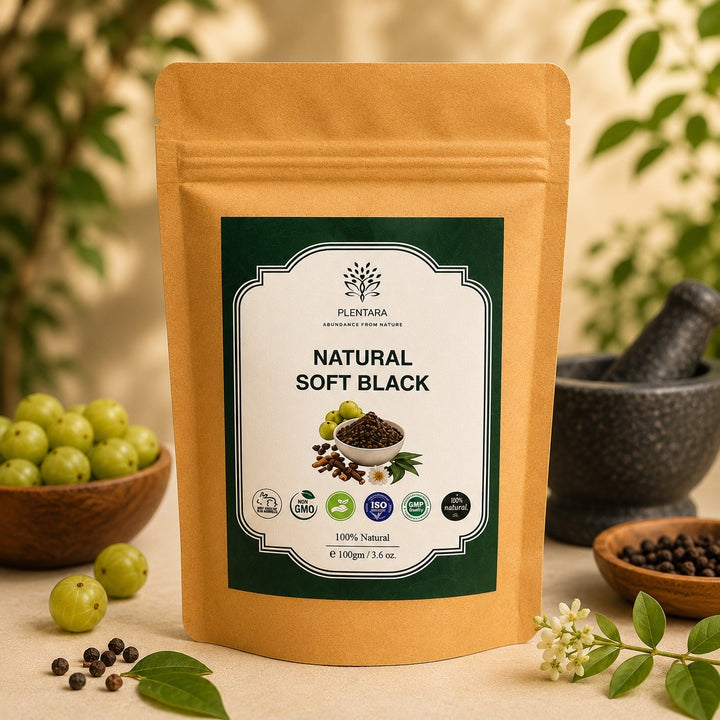 Natural Soft Black Hennah Colour