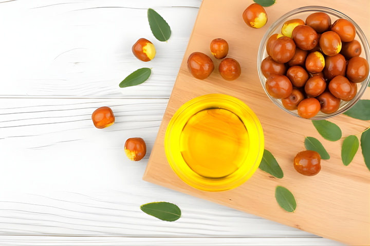 Jojoba Oil - Organic Cold Pressed Glass Bottle
