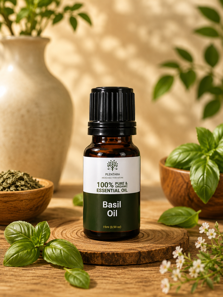Basil Oil - Organic Cold Pressed